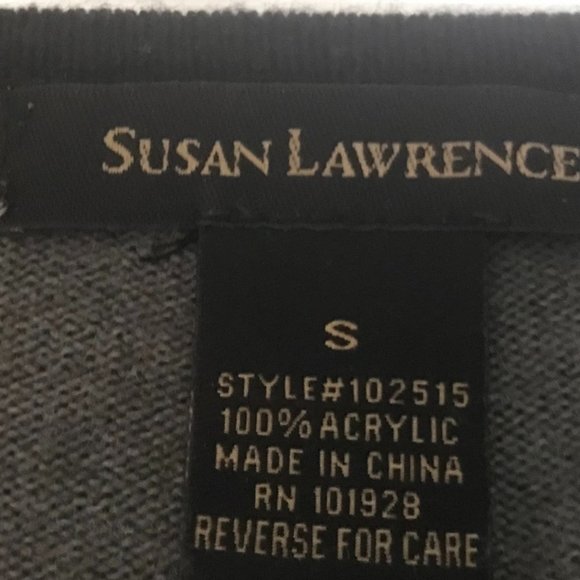 Susan Lawrence gray dress Small - Picture 5 of 6